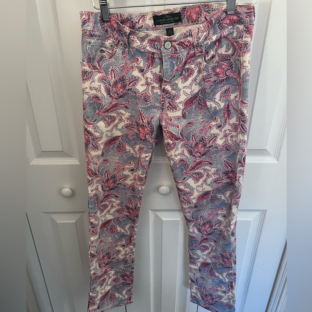 Lauren Jeans Co by Ralph Lauren paisley jeans